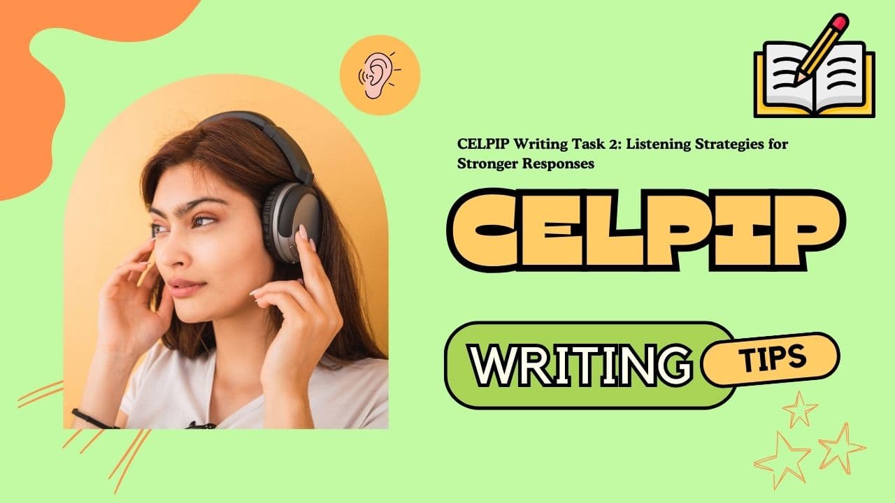 CELPIP Writing Task 2: Listening Strategies for Stronger Responses - Featured Image