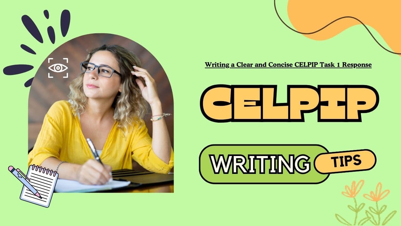 Writing a Clear and Concise CELPIP Task 1 Response - Featured Image
